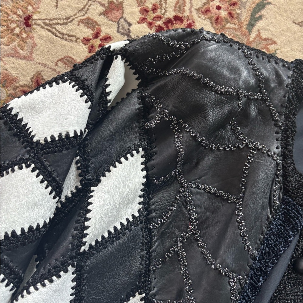 Talk The Walk Leather Patch Jacket - image 3